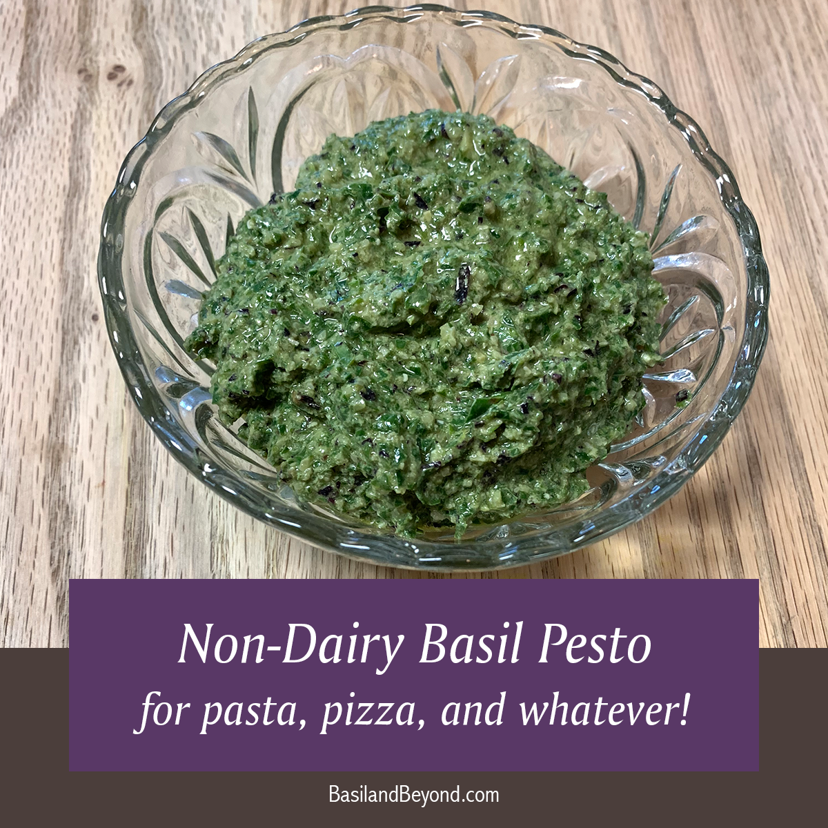 Non Dairy Basil Pesto