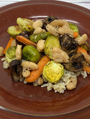 Brussels Sprouts Medley with Rice