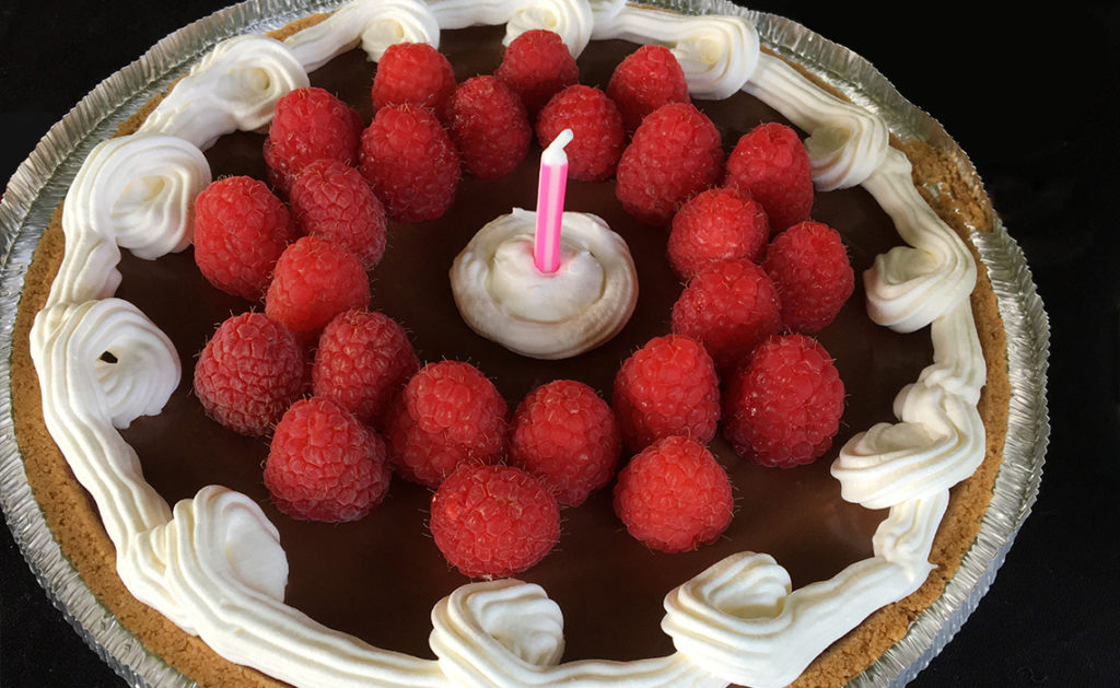 Chocolate Pie for Grandma's Birthday