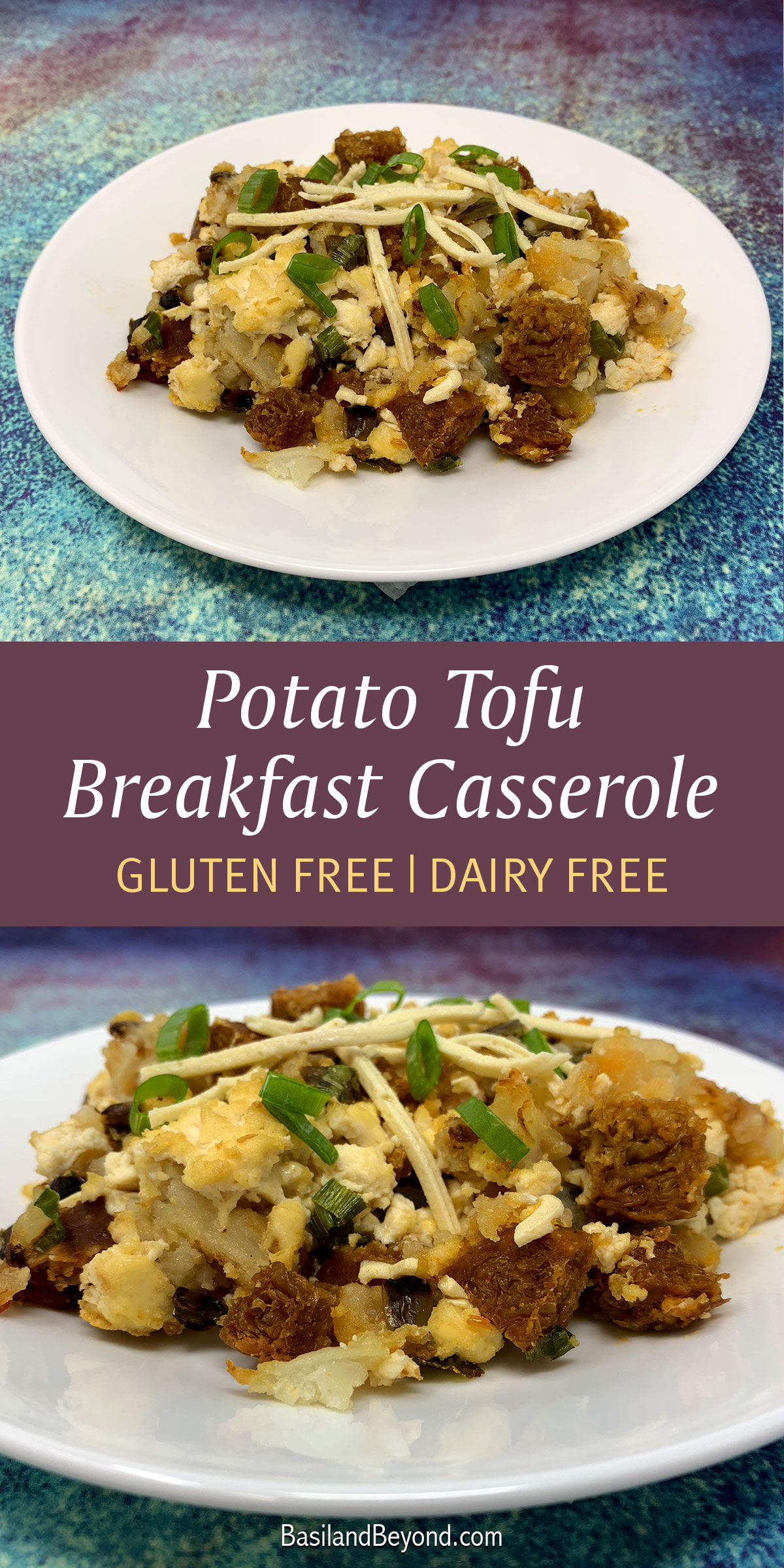 Potato Tofu Breakfast Casserole