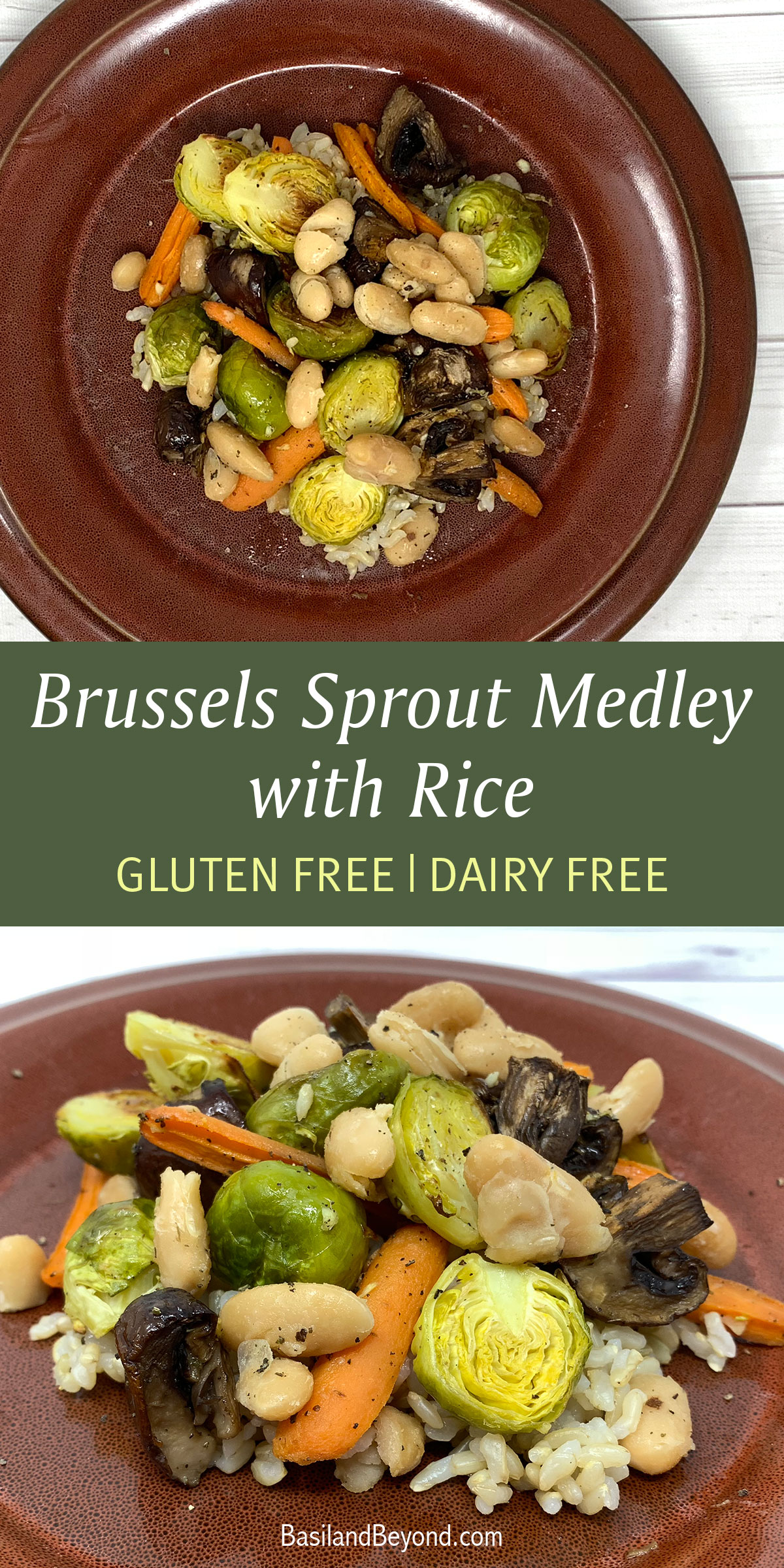 Brussels Sprout Medley with Rice