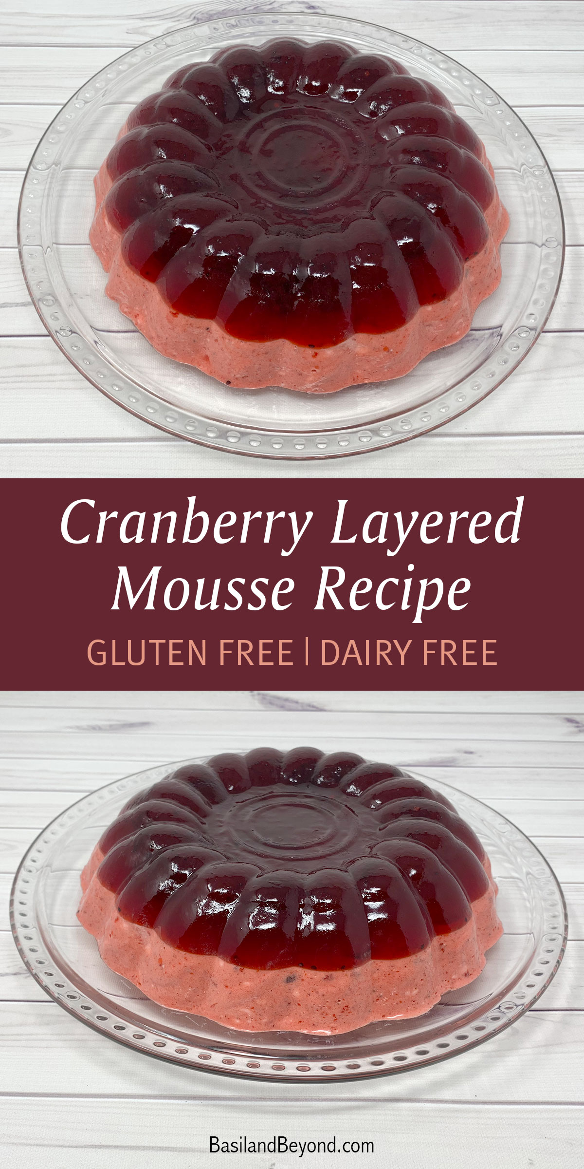 Cranberry Layered Mousse